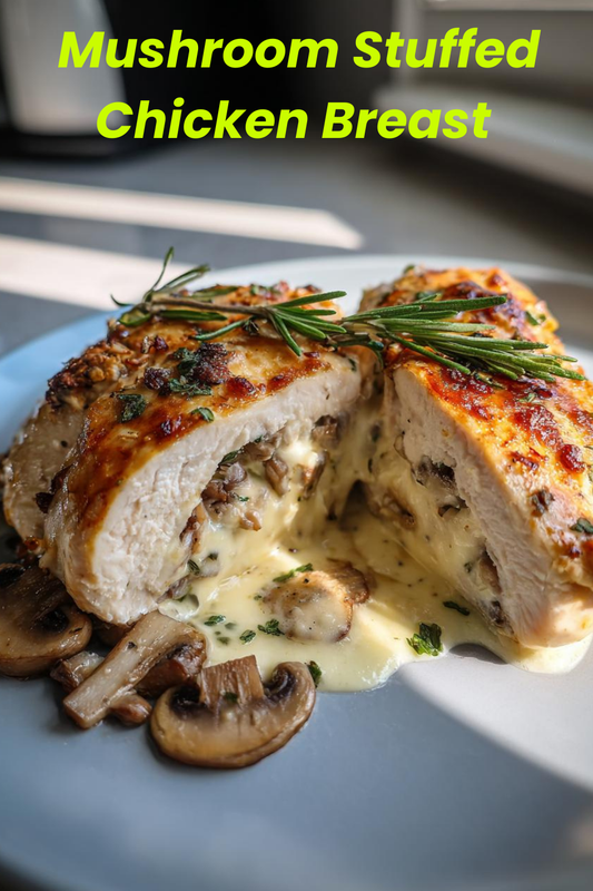 Mushroom Stuffed Chicken Breast