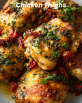 Paleo Sun-Dried Tomato Chicken Thighs