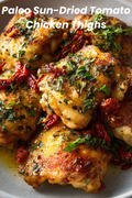 Paleo Sun-Dried Tomato Chicken Thighs