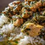 Slow Cooker Lemon Herb Chicken and Rice