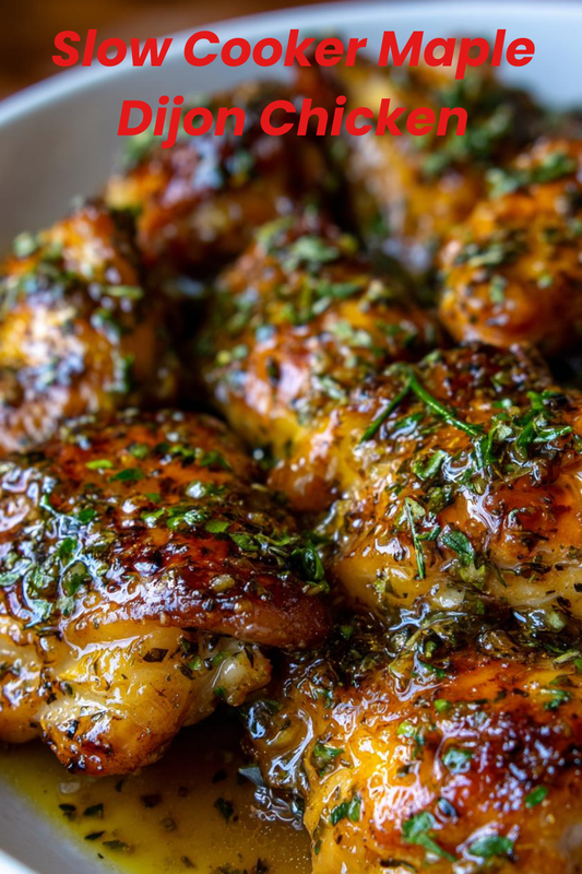 Slow Cooker Maple Dijon Chicken