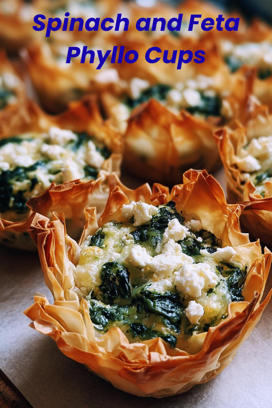 Spinach and Feta Phyllo Cups
