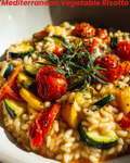 Tomato & Roasted Mediterranean Vegetable Risotto